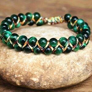 Green Tigers Eye Bracelet